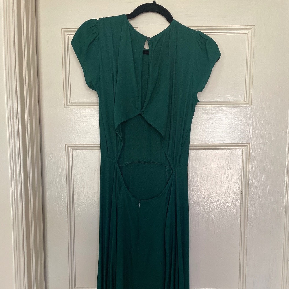 Reformation Gavin Dress in Emerald Size 8